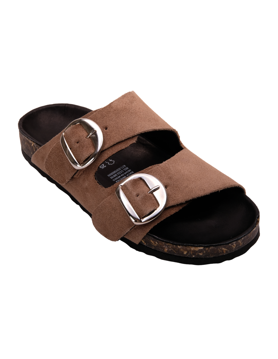 Sandalia Mule Gamuza