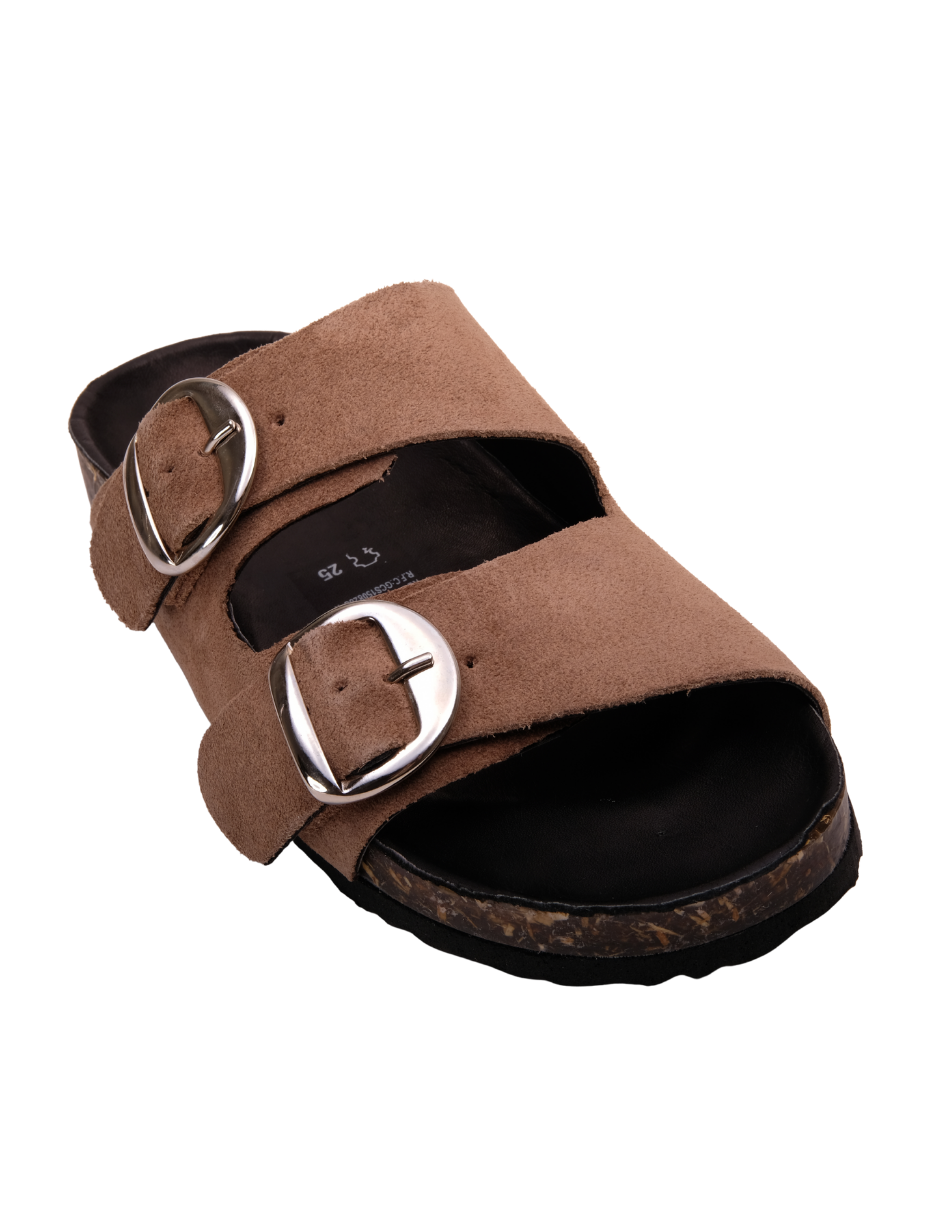 Sandalia Mule Gamuza