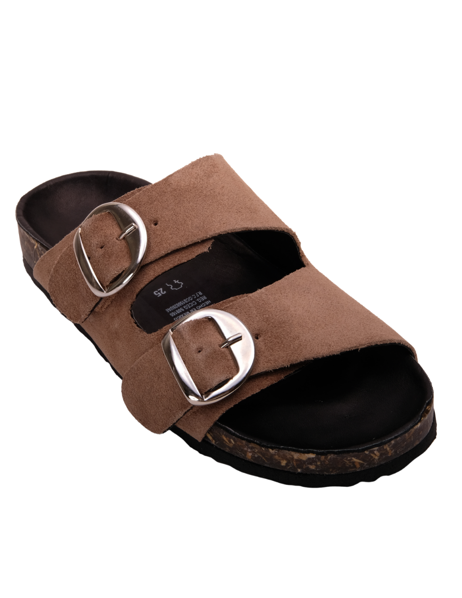 Sandalia Mule Gamuza