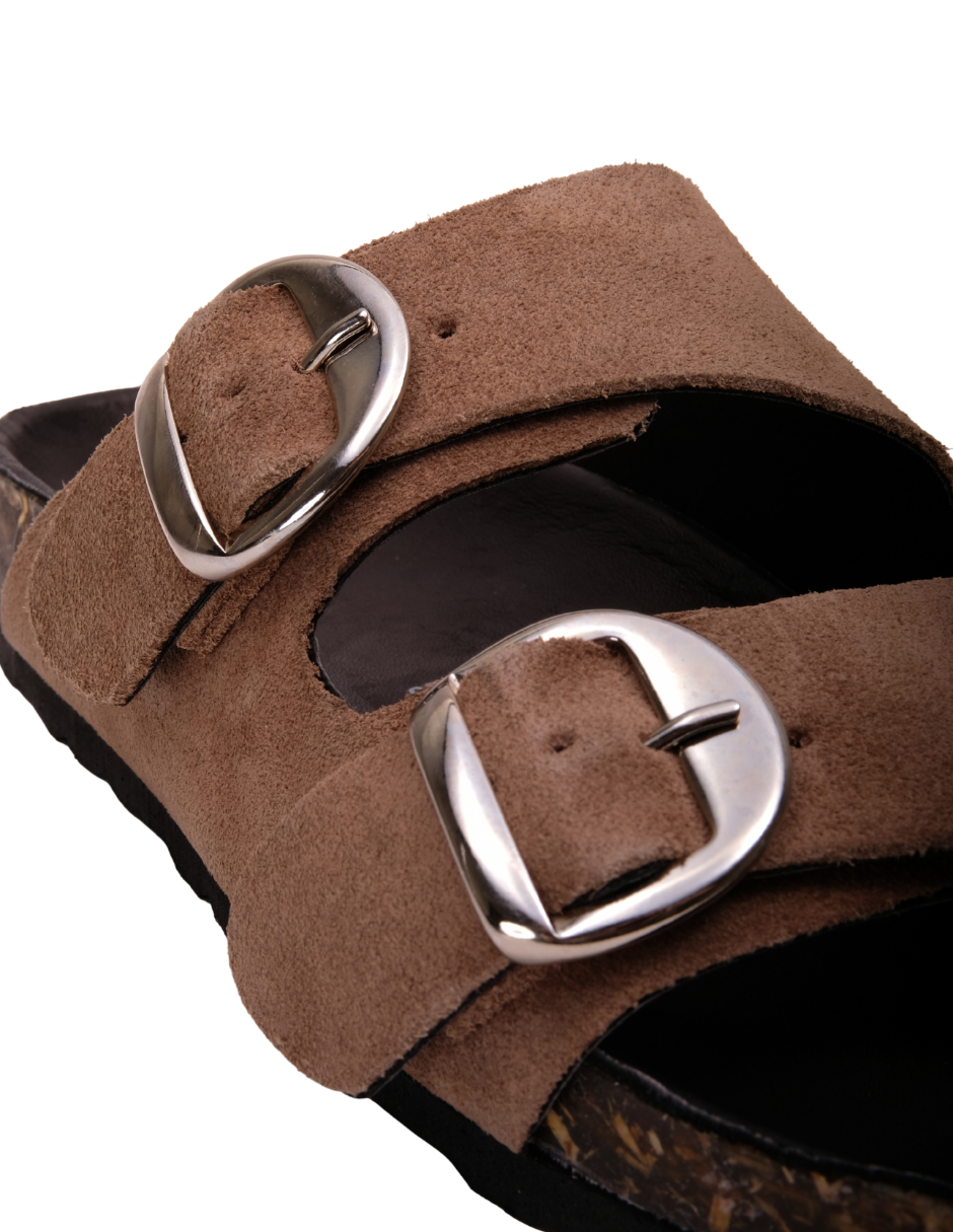 Sandalia Mule Gamuza