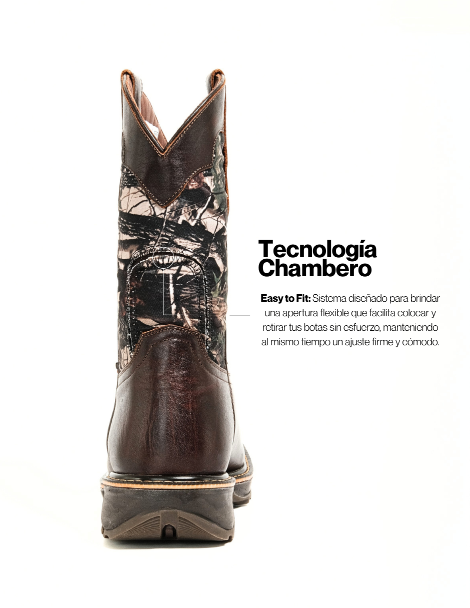 Bota Vaquera Estilo 202 Camuflaje