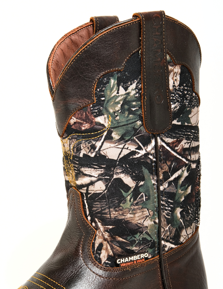 Bota Vaquera Estilo 202 Camuflaje