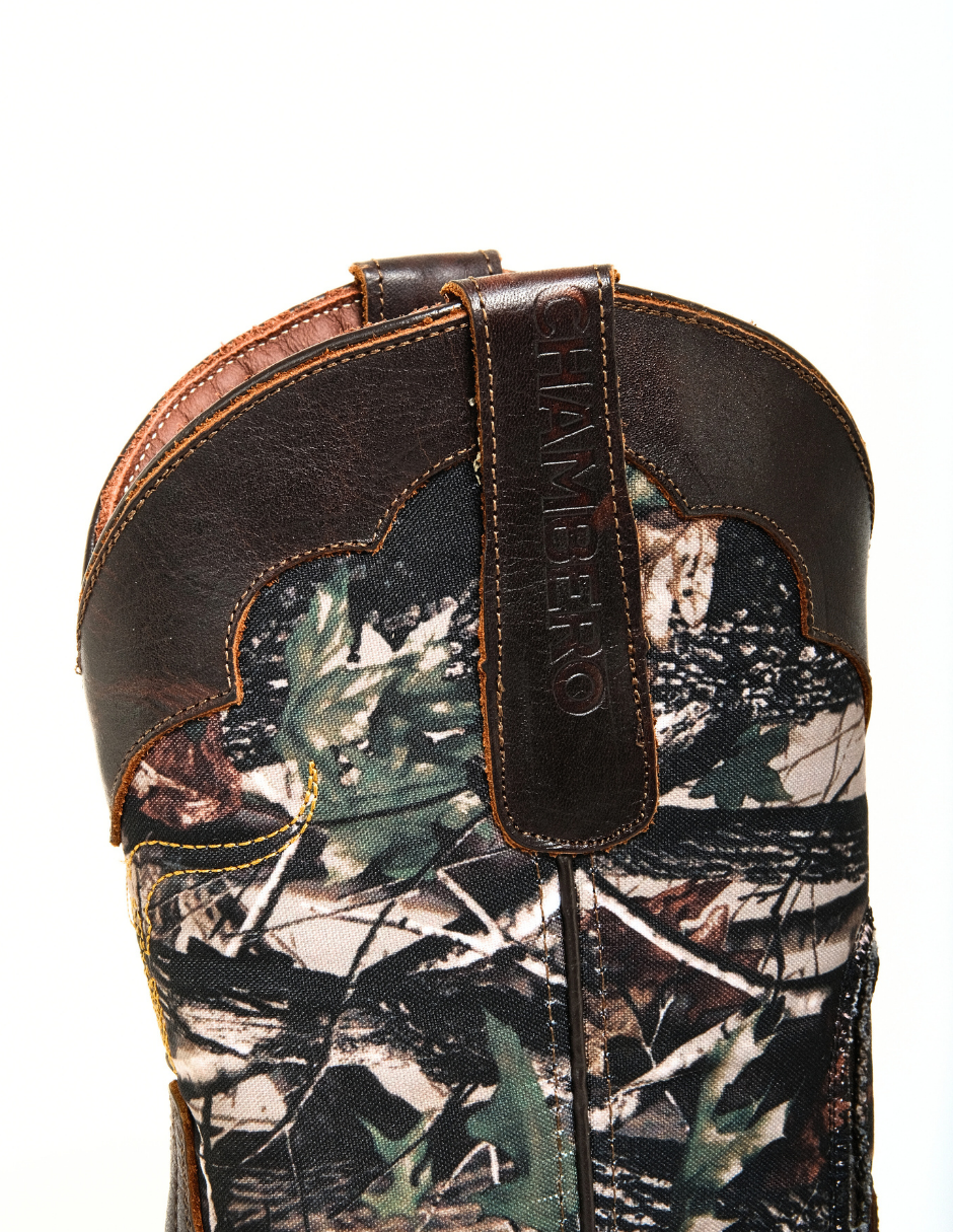Bota Vaquera Estilo 202 Camuflaje