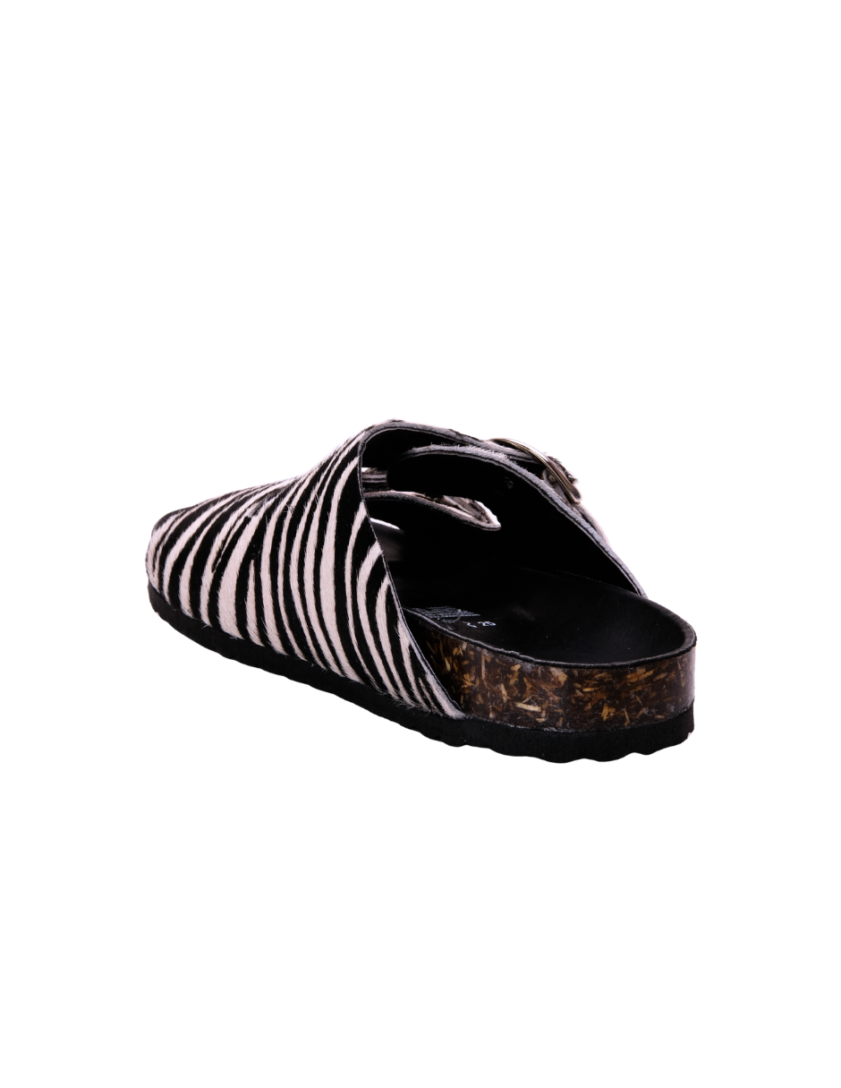 Sandalia Zebra Doble Hebilla