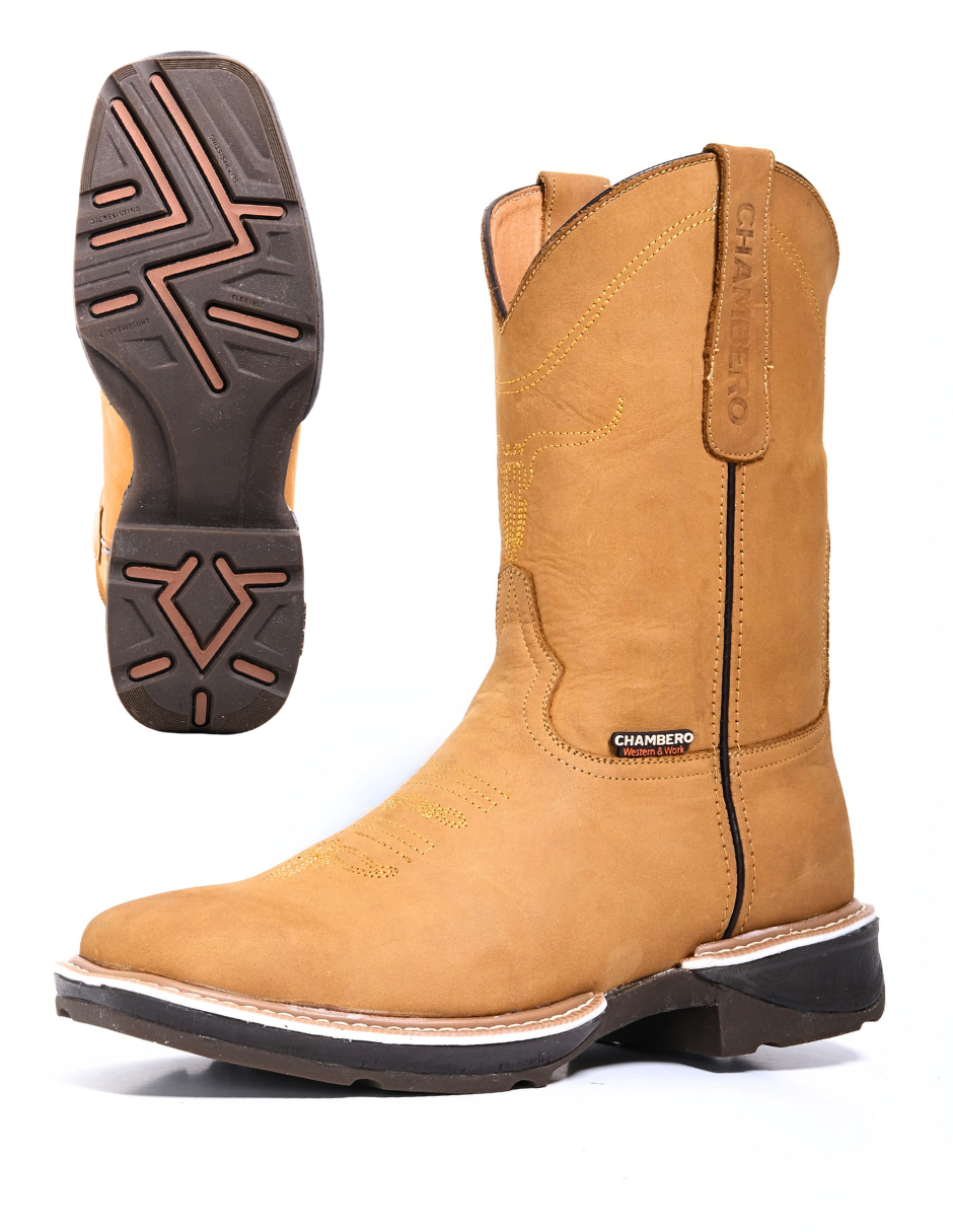 Bota Vaquera Estilo 101 Camel
