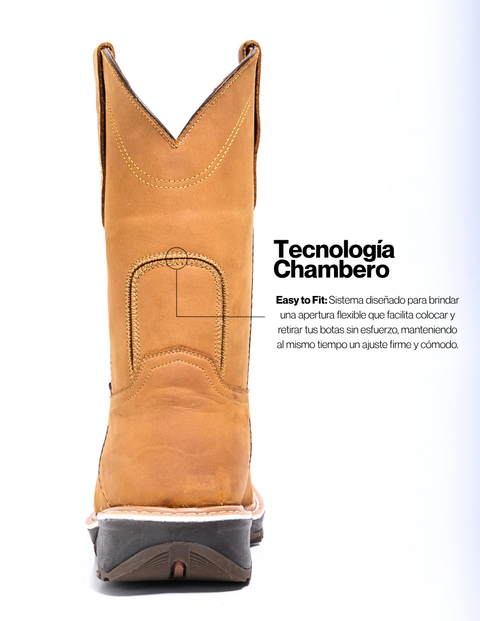 Bota Vaquera Estilo 101 Camel