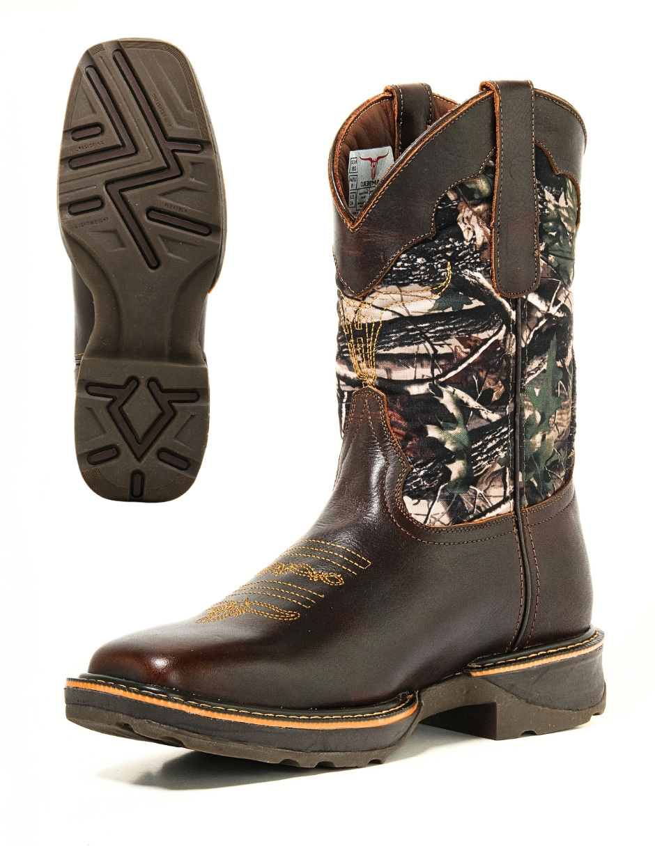 Bota Vaquera Estilo 202 Camuflaje